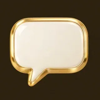 Gold speech bubble — Winshark