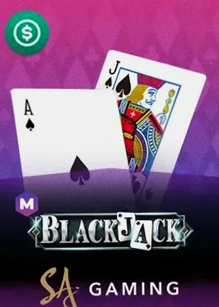 M Blackjack live game cover