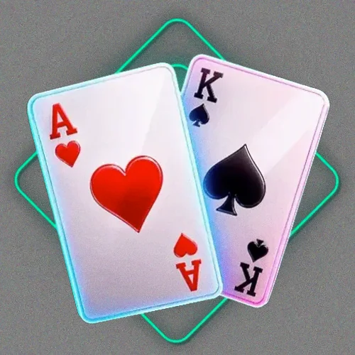 Ace and king playing cards