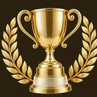 Gold trophy cup — Winshark